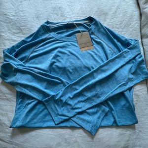 Patagonia Womens Tropic Comfort Crew-Lago Blue-Fin Blue X-Dye